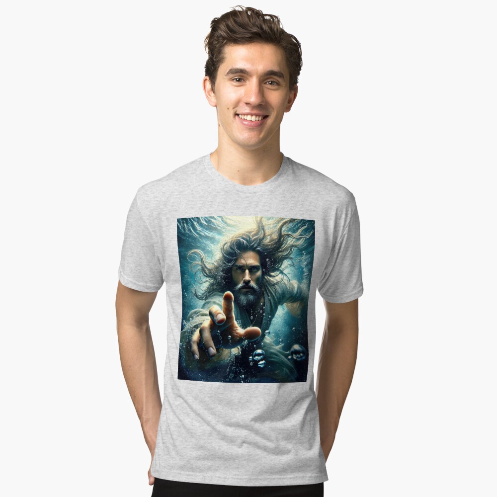 Item preview, Tri-blend T-Shirt designed and sold by phatpuppyart.