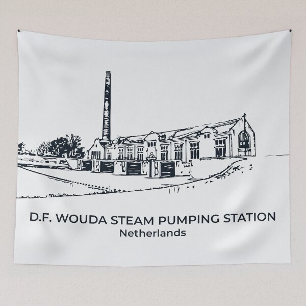 Item preview, D.F. Wouda Steam Pumping Station - Netherlands designed and sold by Lakeric Cityscapes.