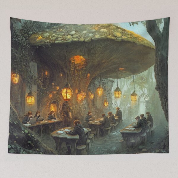 Item preview, Would you attend a school taught by fairies? designed and sold by SporeandCanvas.