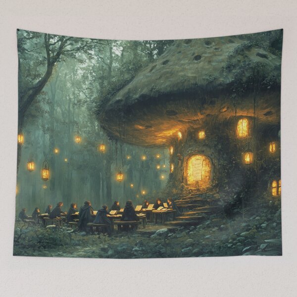 Item preview, A Magical Classroom in the Forest designed and sold by SporeandCanvas.