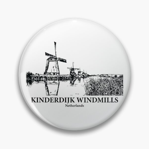 Item preview, Kinderdijk Windmills - Netherlands designed and sold by Lakeric Cityscapes.