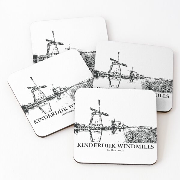 Item preview, Kinderdijk Windmills - Netherlands designed and sold by Lakeric Cityscapes.