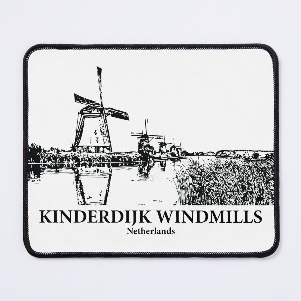 Item preview, Kinderdijk Windmills - Netherlands designed and sold by Lakeric Cityscapes.