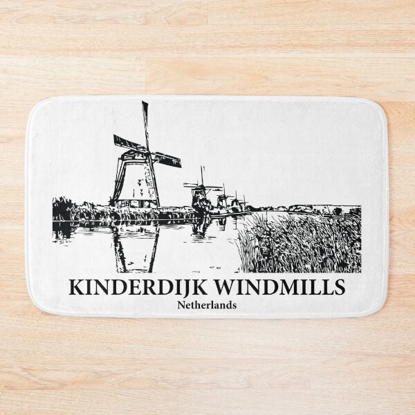 Item preview, Kinderdijk Windmills - Netherlands designed and sold by Lakeric Cityscapes.