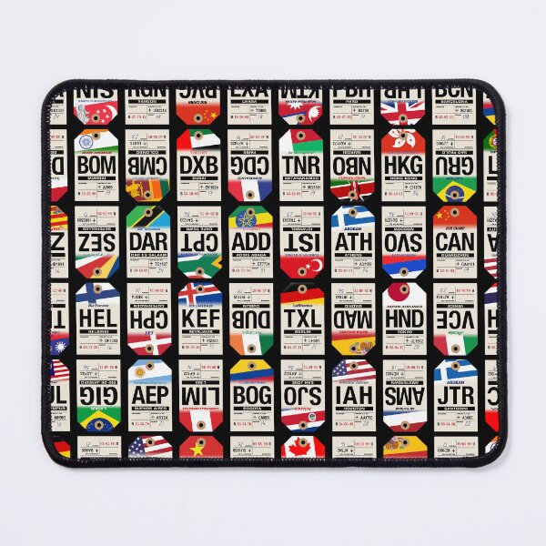Item preview, Vintage Luggage Tags Mosaic designed and sold by travelwitheric.