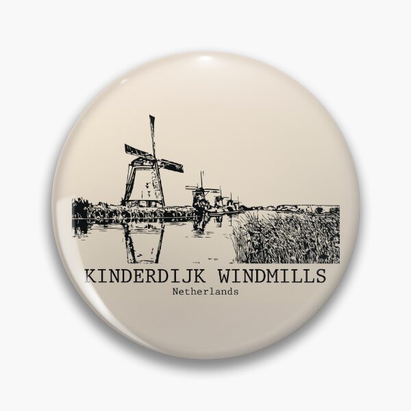 Item preview, Kinderdijk Windmills - Netherlands designed and sold by Lakeric Cityscapes.