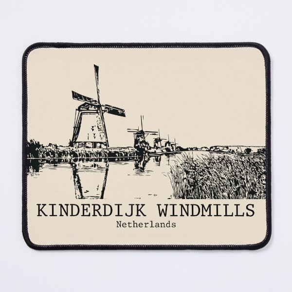 Item preview, Kinderdijk Windmills - Netherlands designed and sold by Lakeric Cityscapes.