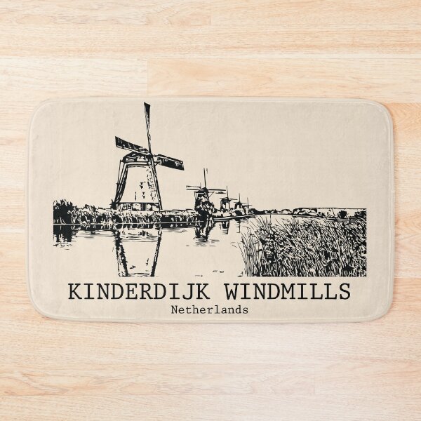 Item preview, Kinderdijk Windmills - Netherlands designed and sold by Lakeric Cityscapes.