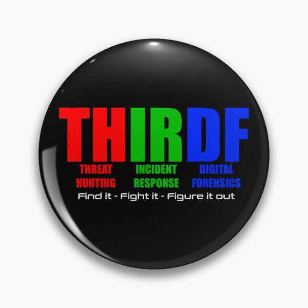 Item preview, THIRD F - Threat Hunting, Incident Response, Digital Forensics designed and sold by Hacktopus.