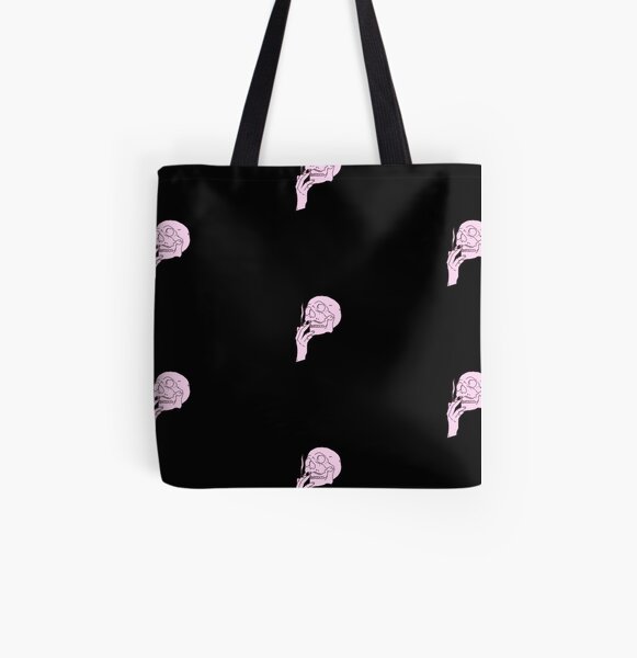 PEEP SMOKING SKULL All Over Print Tote Bag
