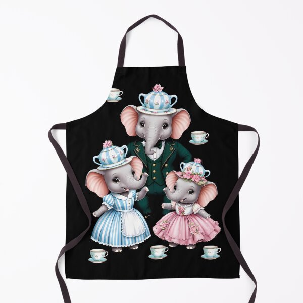 Item preview, Victorian Family Tea Elephants - Elegant Vintage Tea Party designed and sold by UniversalFlair.