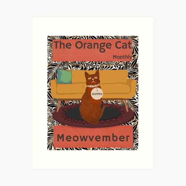 Item preview, Orange Cat Blep designed and sold by surlycakes.