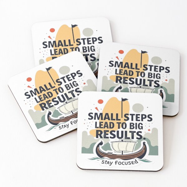 Item preview, Small Steps, Big Dreams: Progress Over Perfection  designed and sold by Lucky-Spring.