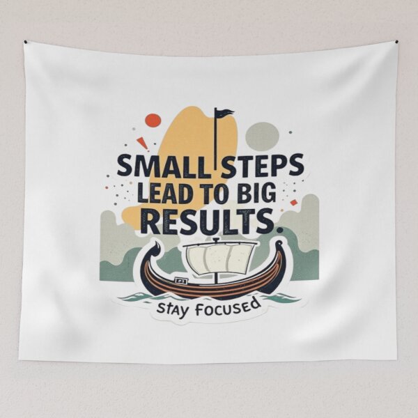 Item preview, Small Steps, Big Dreams: Progress Over Perfection  designed and sold by Lucky-Spring.