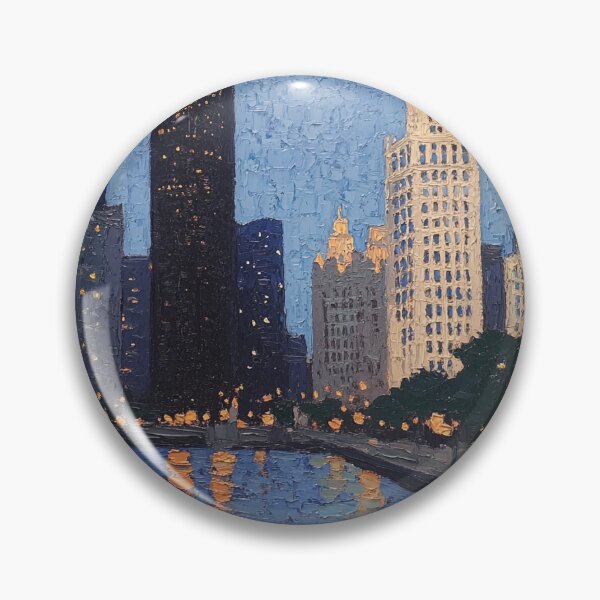 Item preview, Chicago | Post-impressionist painting style designed and sold by ComicsFactory.