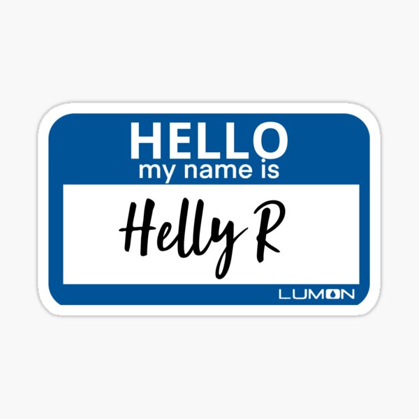 Aperçu de l'œuvre Helly R - Badge nominatif – Badge brodé inspiré de Severance « Hello My Name Is » créée et vendue par Hello-FUBAR.