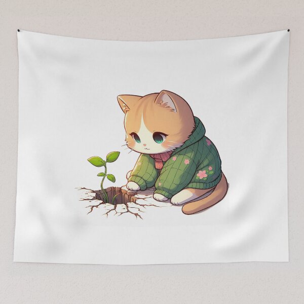 Item preview, Little Feline Gardener designed and sold by JeiKay.