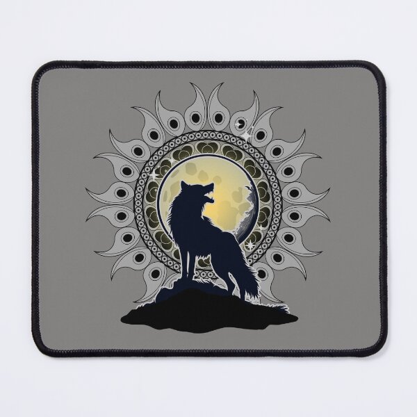 Item preview, Mandala Wolf Moon designed and sold by joztees.