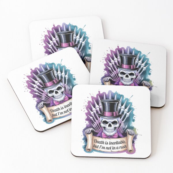 Item preview, Top Hat Skeleton with Witty Death Quote designed and sold by Bliss Find And Design.