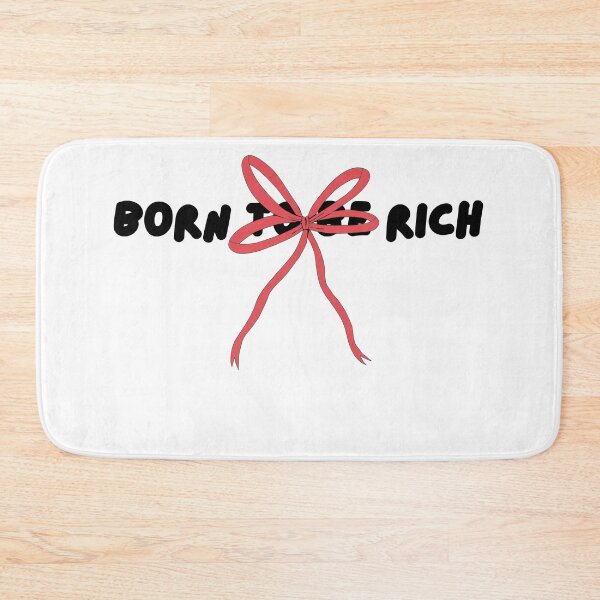 Item preview, Born to be Rich with pink ribbion designed and sold by Renea Lee.