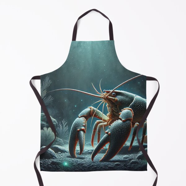 Item preview, Large Crayfish at Night – Realistic Underwater Marine Life designed and sold by NocturnalNook.