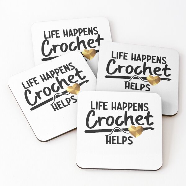 Item preview, Life Happens Crochet Helps designed and sold by AMDesignsNYC.