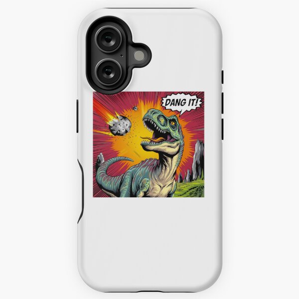 Item preview, Extinction Reaction, When a Dinosaur Sees the Meteor, silly, meme, funnyfits70, Humor, Funny, retro, vintages, funny quotes, animal humor, designed and sold by FunnyFits70.