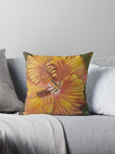 Aperçu de l'œuvre Hibiscus jaune créée et vendue par CindyKGuyArt.