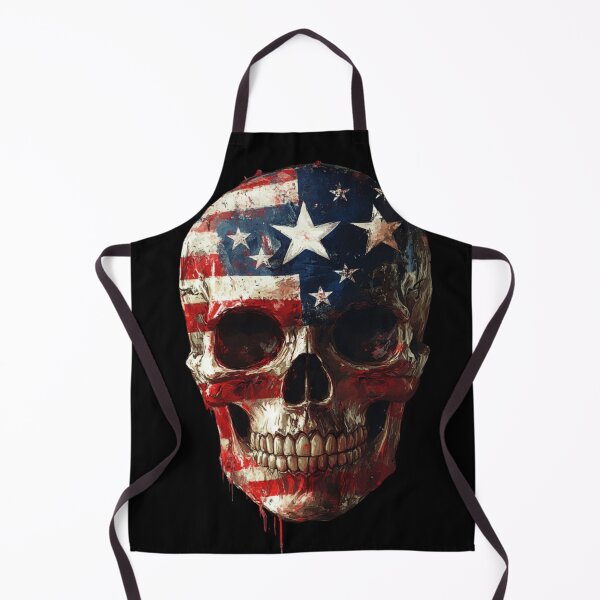 Item preview, American Flag Skull designed and sold by WilAugusta.