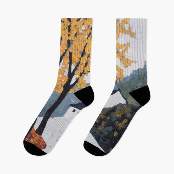 Item preview, China landscape | Post-impressionist painting style designed and sold by ComicsFactory.