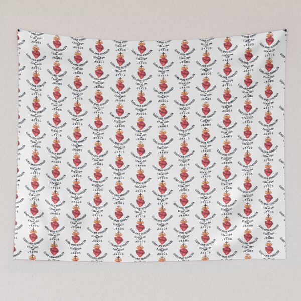 Item preview, Heart of Jesus designed and sold by woodcutterbcn.
