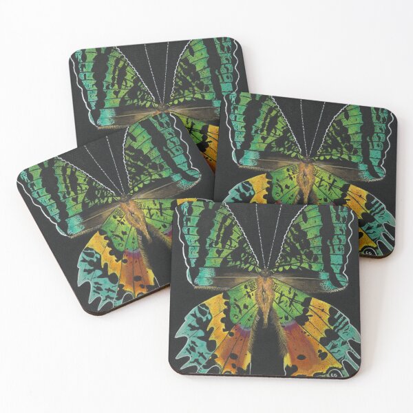 Item preview, Madagascan Sunset Moth designed and sold by CindyKGuyArt.