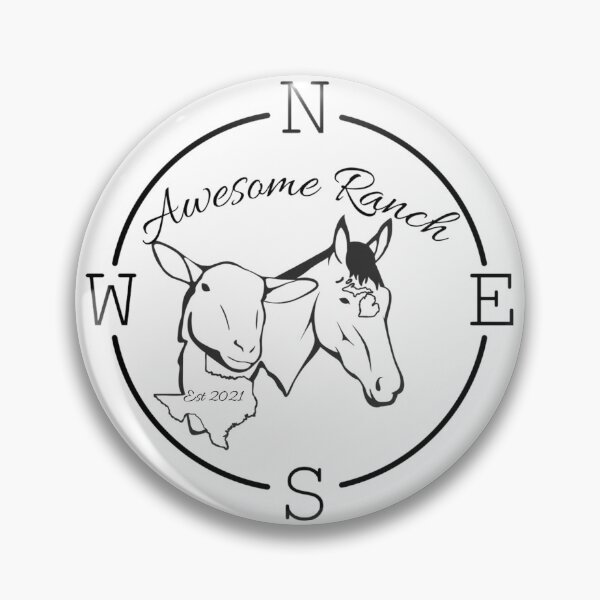 Item preview, Awesome Ranch Logo B/W designed and sold by TheAwesomeRanch.