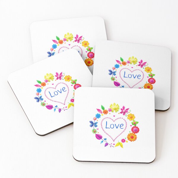 Item preview, Heart of Flowers designed and sold by Ilona Abou-Zolof.
