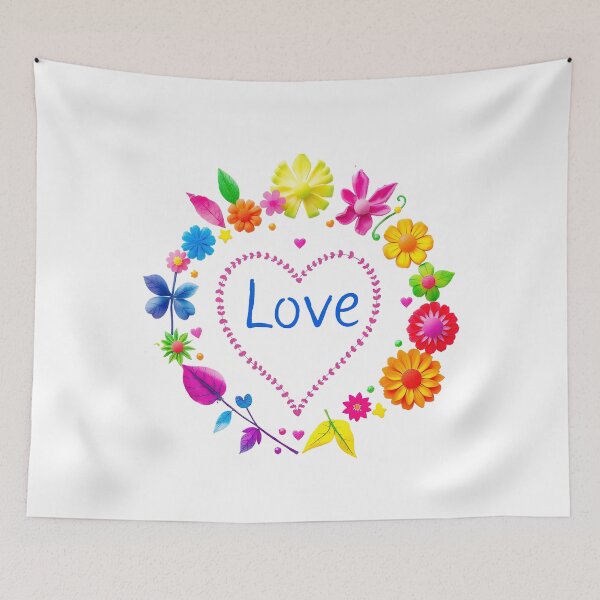 Item preview, Heart of Flowers designed and sold by Ilona Abou-Zolof.