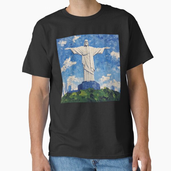Item preview, Christ the Redeemer | Post-impressionist painting style designed and sold by ComicsFactory.