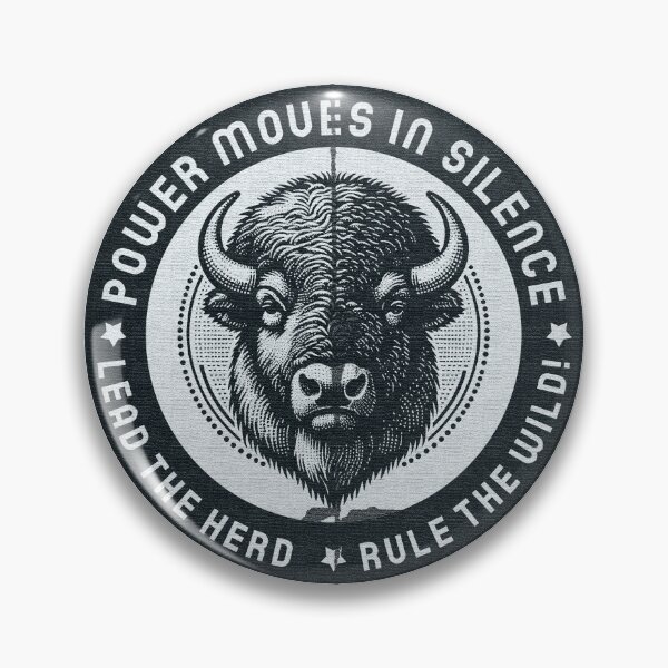 Item preview, Bison Engraving Vintage T-Shirt – Power Moves in Silence designed and sold by CropWear.