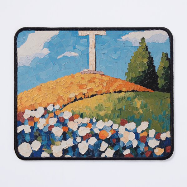 Item preview, Christian Cross | Post-impressionist painting style designed and sold by ComicsFactory.