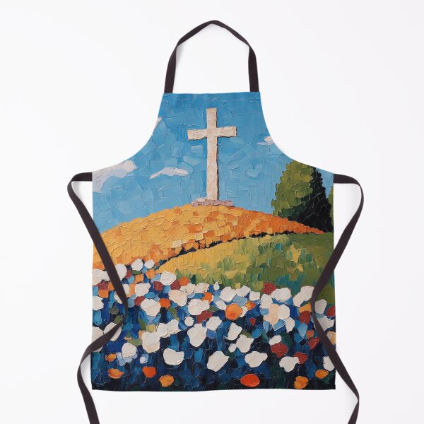 Item preview, Christian Cross | Post-impressionist painting style designed and sold by ComicsFactory.