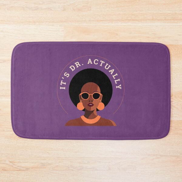 Item preview, Dr. Actually | Black Female Doctor | Black Female PhD | Melanated Doctor | Black Female MD | Black Woman MD | Black Woman PhD Gift | Black Woman Doctor Gift designed and sold by jadedscientist.