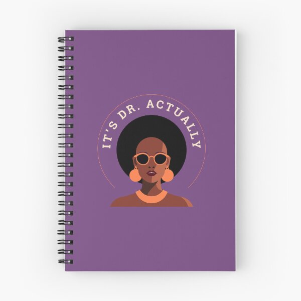 Item preview, Dr. Actually | Black Female Doctor | Black Female PhD | Melanated Doctor | Black Female MD | Black Woman MD | Black Woman PhD Gift | Black Woman Doctor Gift designed and sold by jadedscientist.