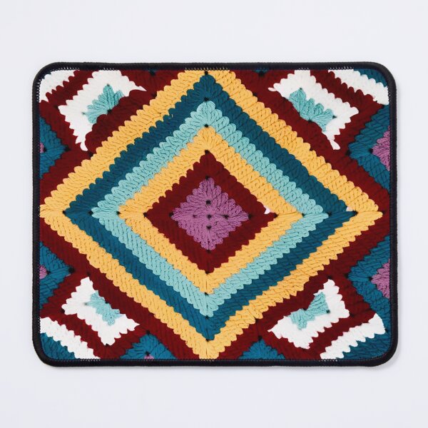 Item preview, '70 Retro Geometry Crochet Granny Squares - Photograph designed and sold by Atarac.