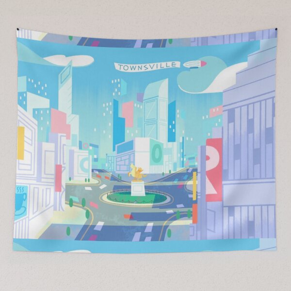 Item preview, Town Cosplay Tapestry designed and sold by jakersvelmax.