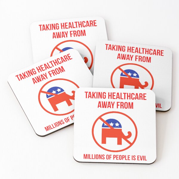 Item preview, Taking healthcare away from millions of people is evil  designed and sold by Rachel the Artist .