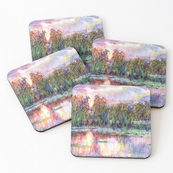 Item preview, Australian Scene - Sunset over Lily Creek Lagoon, Kununurra, WA, Aus. designed and sold by Anne Huth.