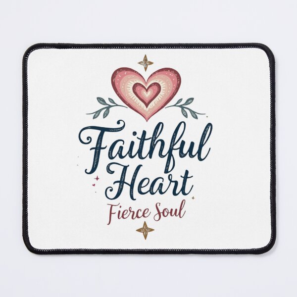 Item preview, Faithful Heart Fierce Soul designed and sold by BackwoodsFeral.