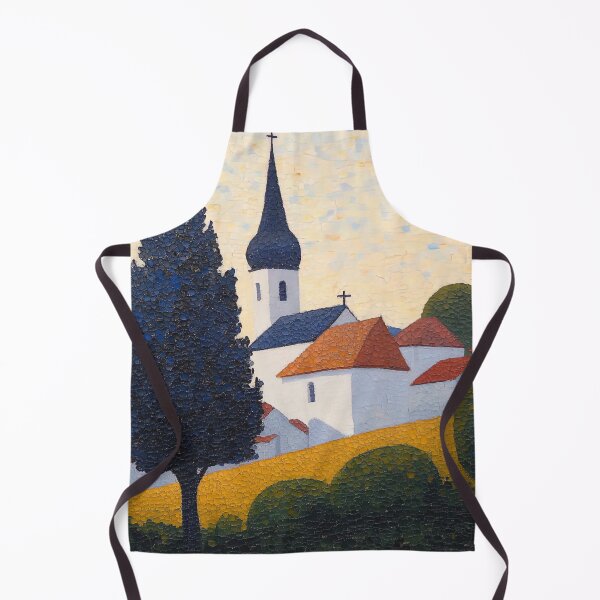 Item preview, Church | Post-impressionist painting style designed and sold by ComicsFactory.
