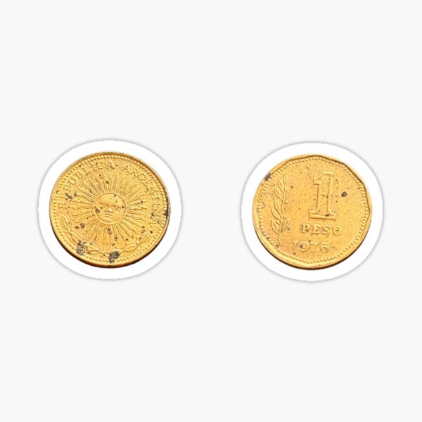 Vista previa del artículo con la obra «1 PESO», diseñado y vendido por Chili Cake.