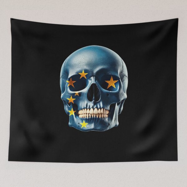 Item preview, Alaska Flag Skull designed and sold by WilAugusta.