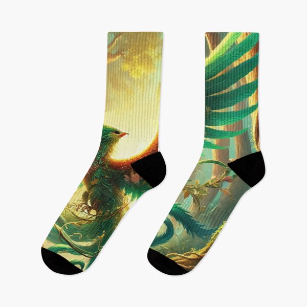 Item preview, Ethereal Rebirth: The Naturebound Phoenix designed and sold by AbstractAnom.
